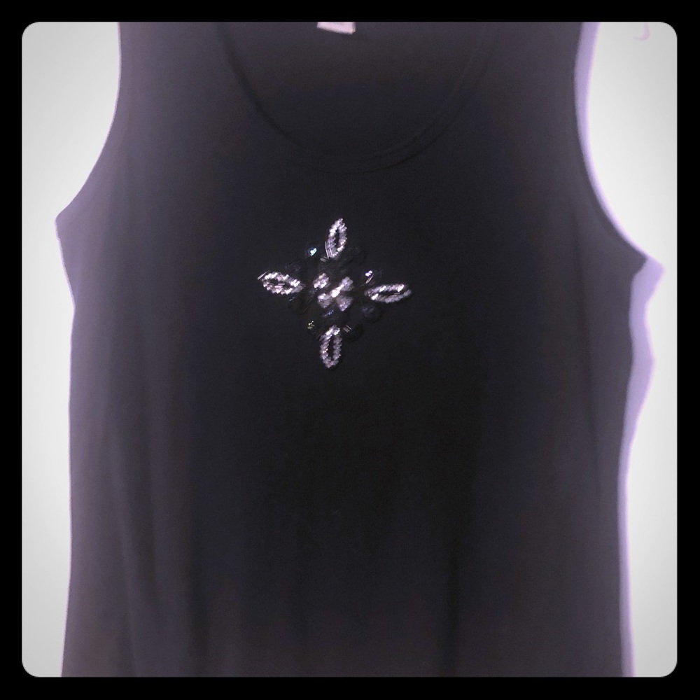 Lane Bryant Venezia Embellished Tank Top 22/24